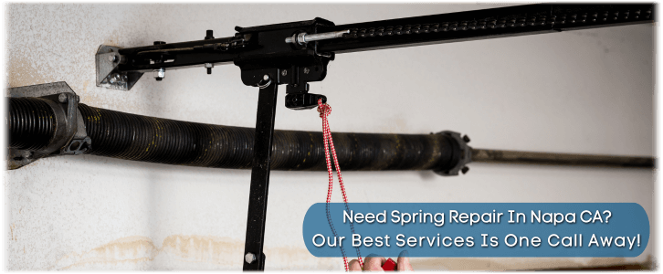 Broken Garage Door Spring Napa CA